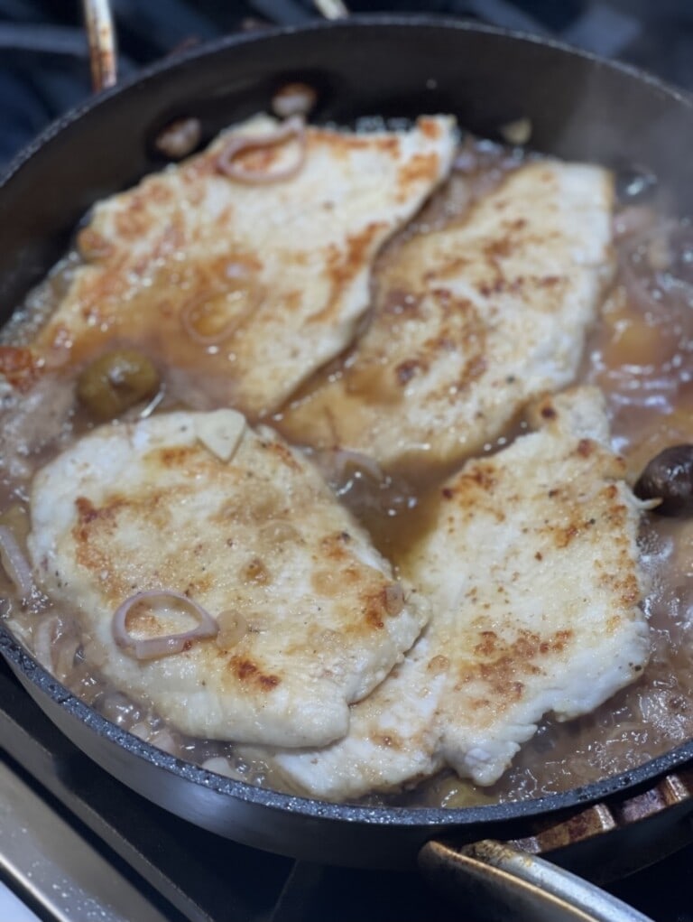 Chicken with Chestnuts - Sweet Savory and Steph