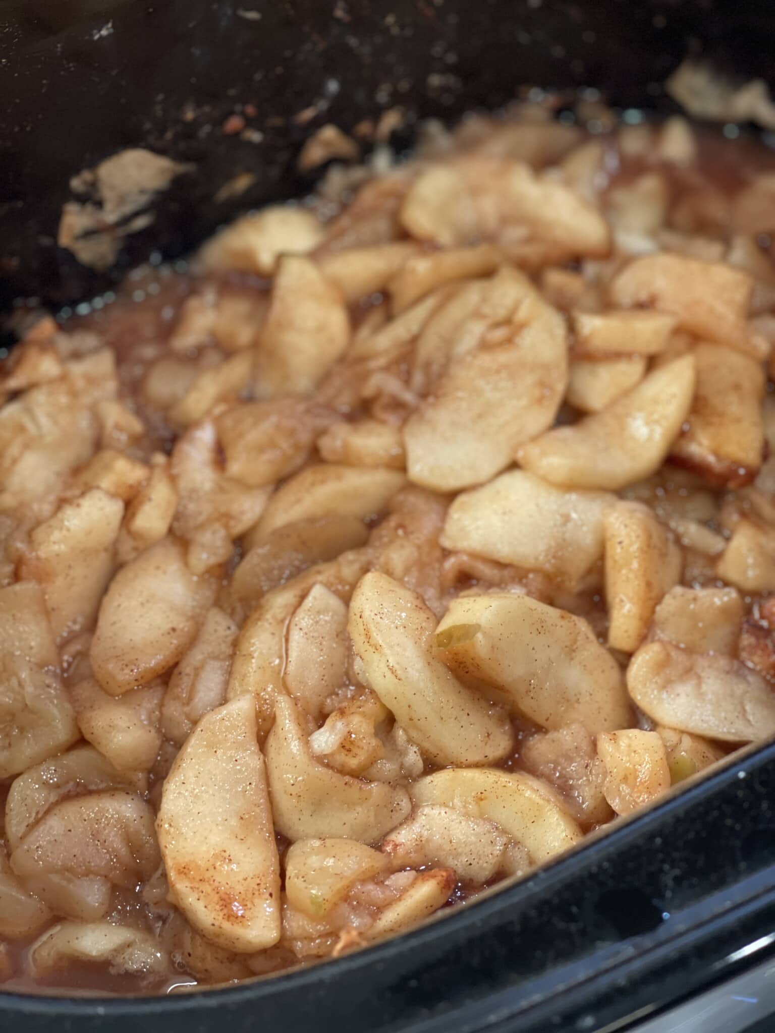 Slow Cooker Apple Pie Filling Sweet Savory and Steph