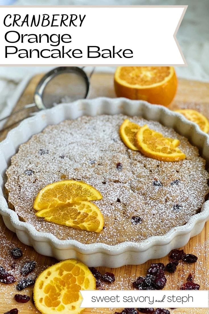 Beautiful view of Easy Breakfast Pancake Recipe With Cranberry Orange Sauce