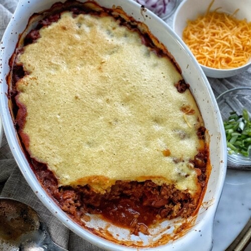 chili with cornbread