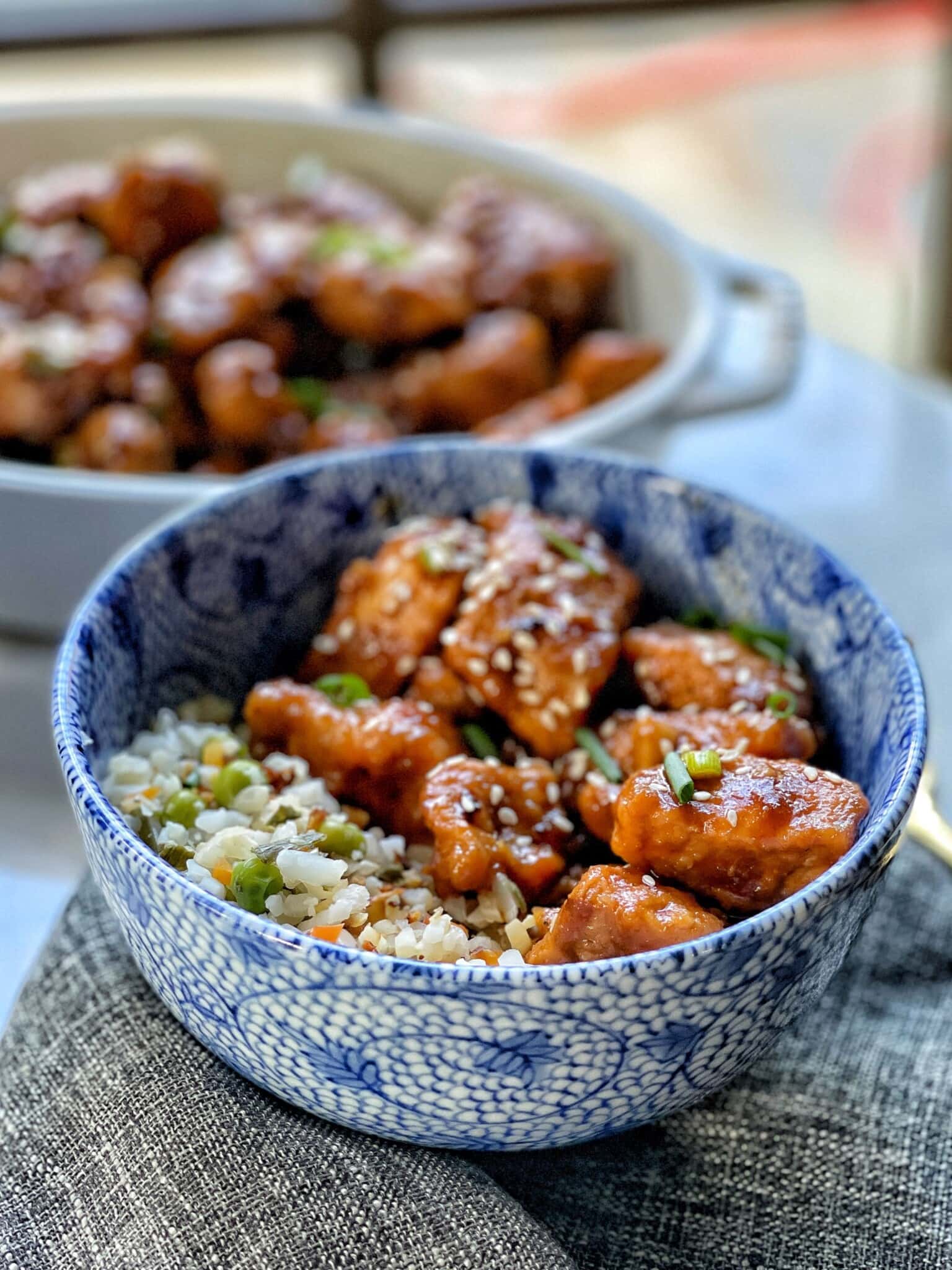 Healthy Slow Cooker General Tso's Chicken Sweet Savory and Steph