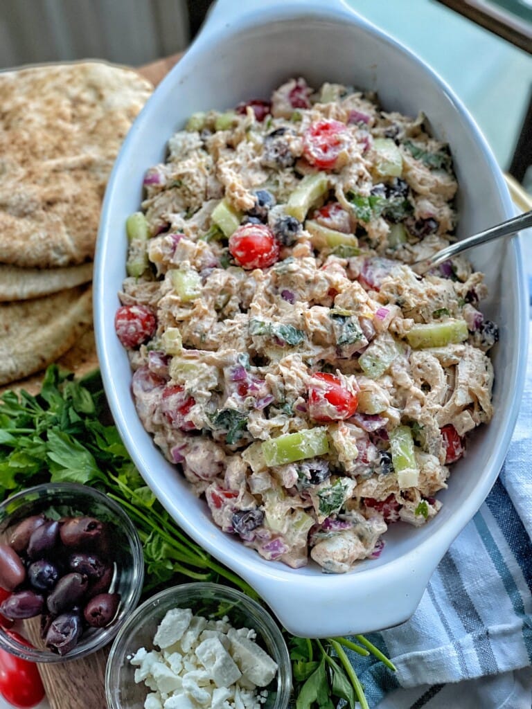 greek chicken salad