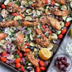greek sheet pan chicken