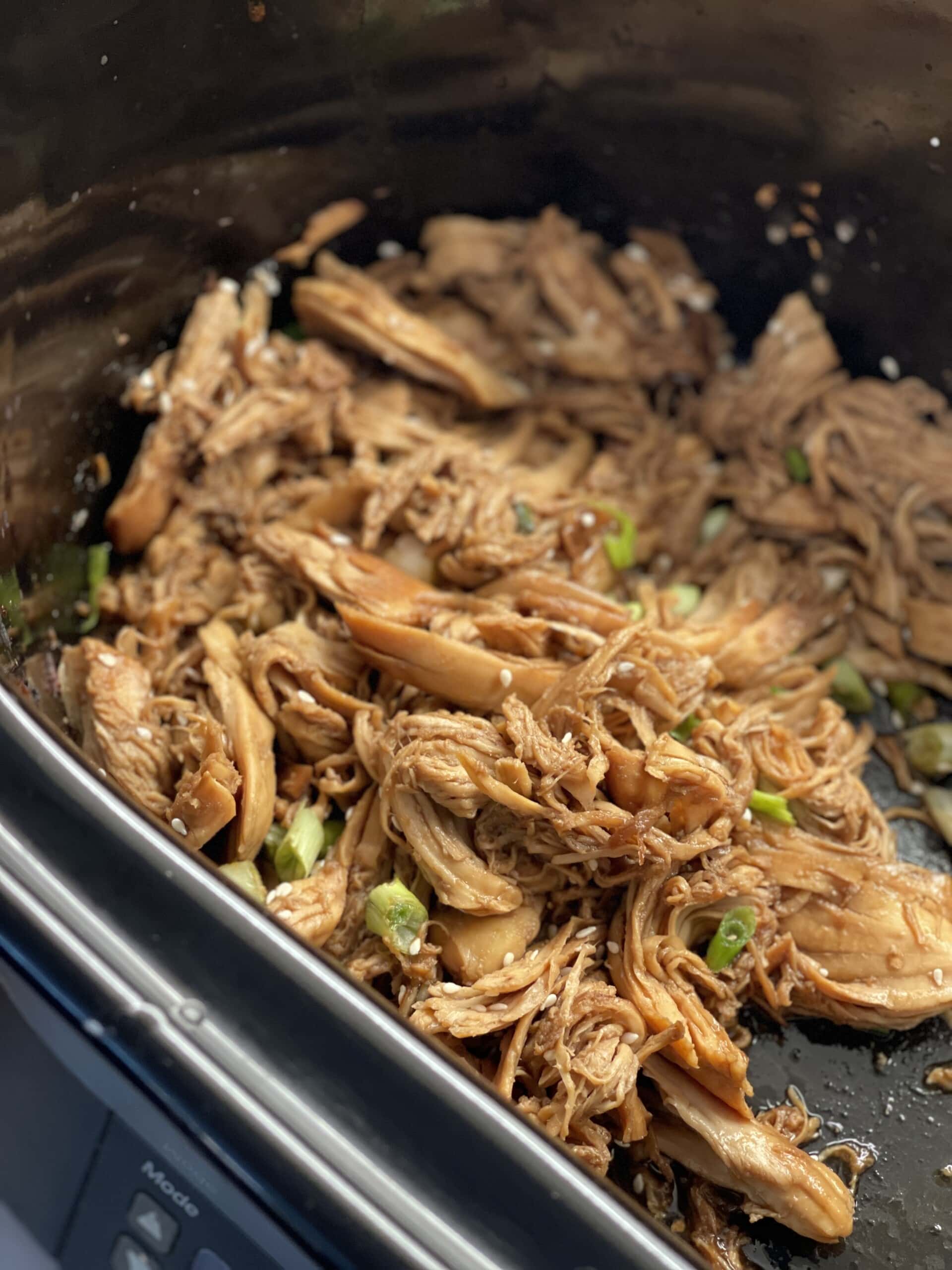 Healthy Slow Cooker Teriyaki Chicken Sweet Savory and Steph