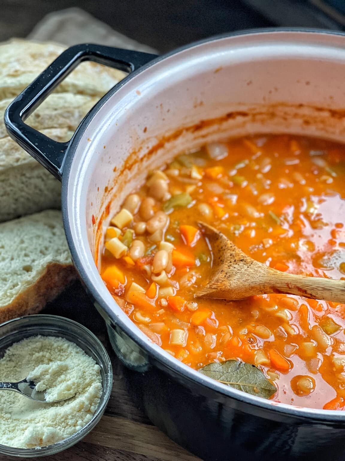 Healthy Pasta e Fagioli (Pasta and Beans) Sweet Savory and Steph