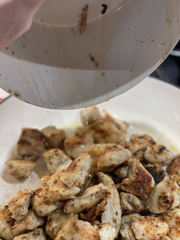 garlic lemon chicken bites