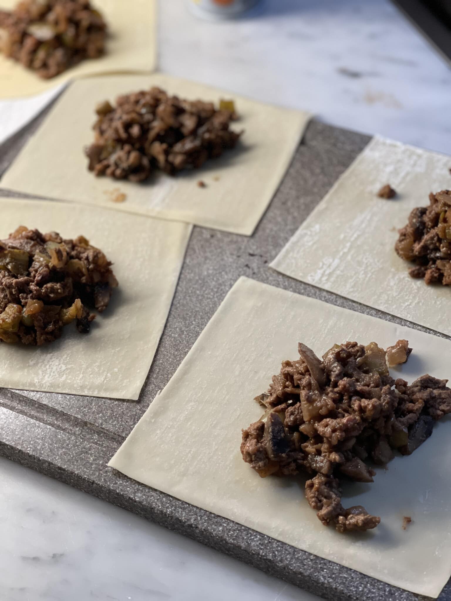 Air Fried Philly Cheesesteak Egg Rolls Sweet Savory and Steph