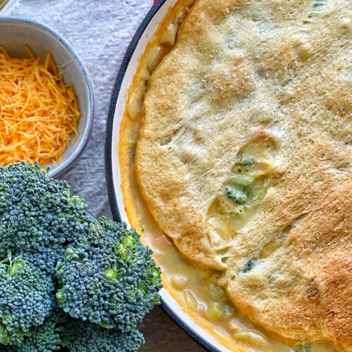 healthy cheesy chicken and broccoli casserole
