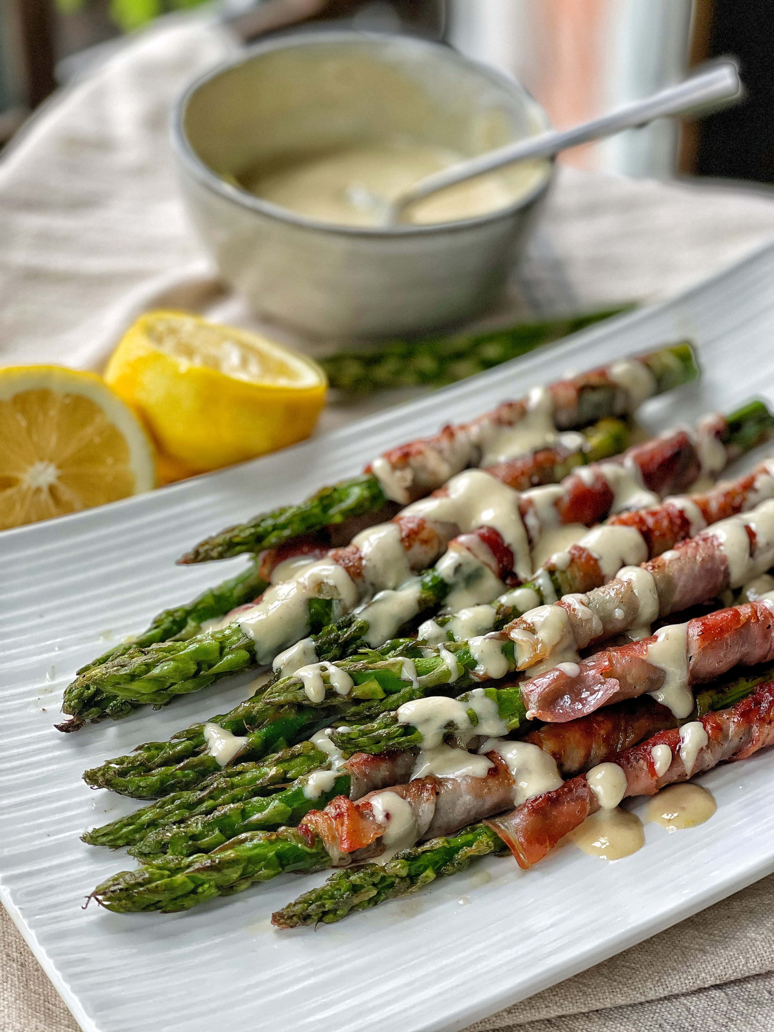 ProsciuttoWrapped Asparagus Sweet Savory and Steph