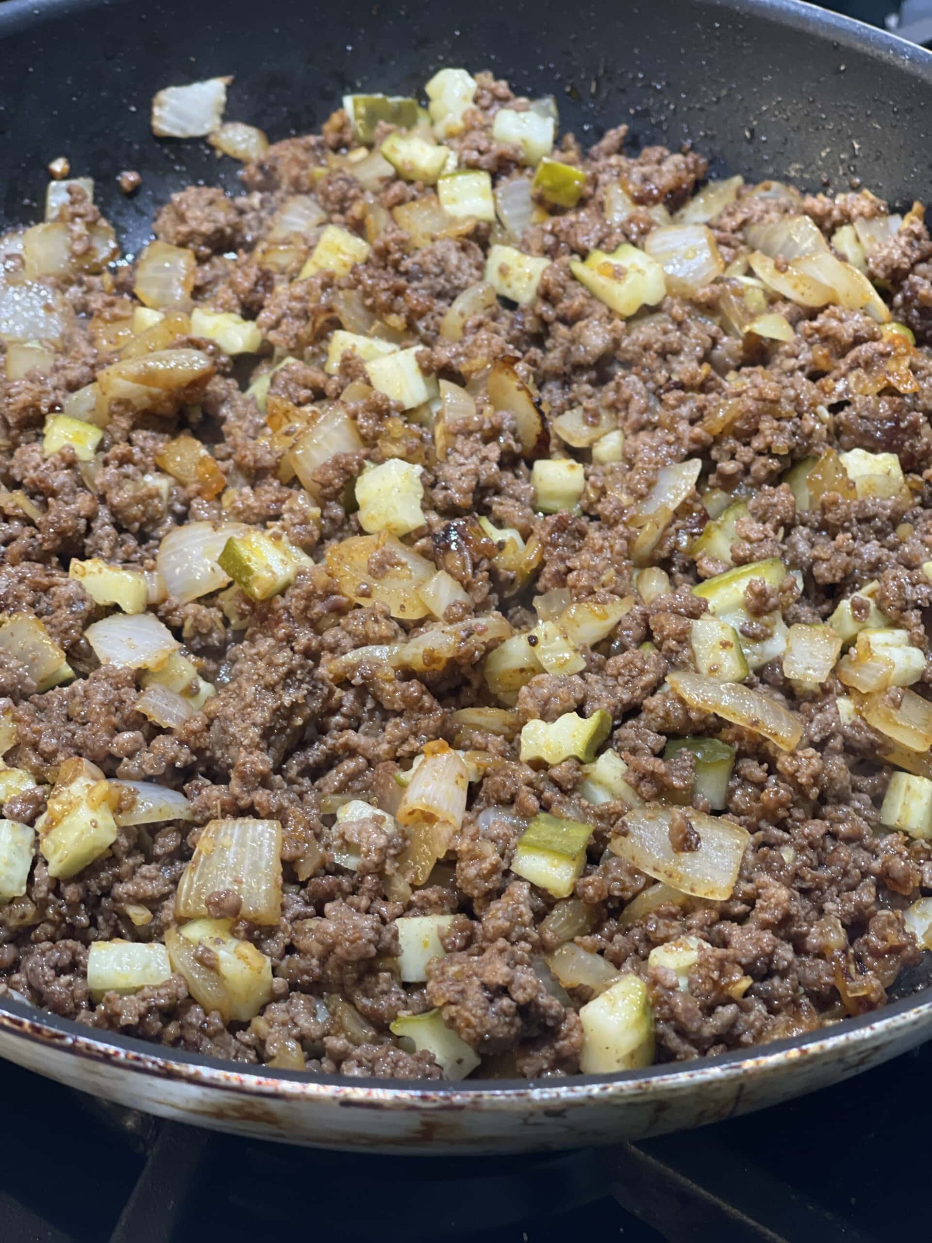 Skinny Big Mac Quesadilla Sweet Savory and Steph