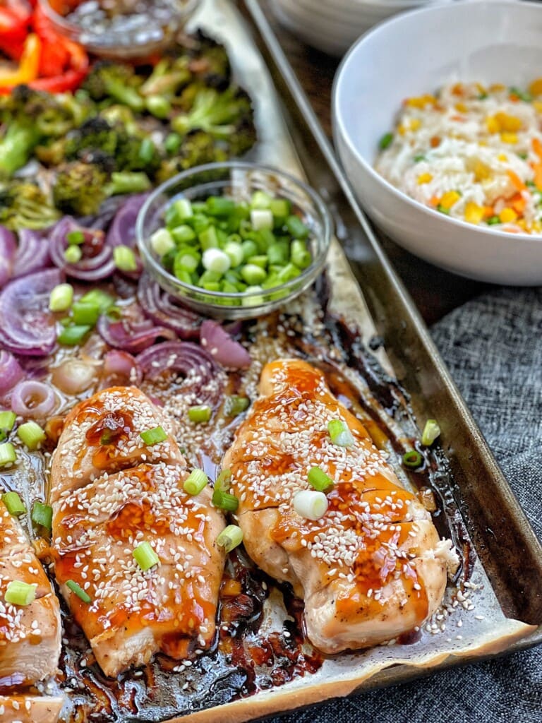 sheet pan teriyaki