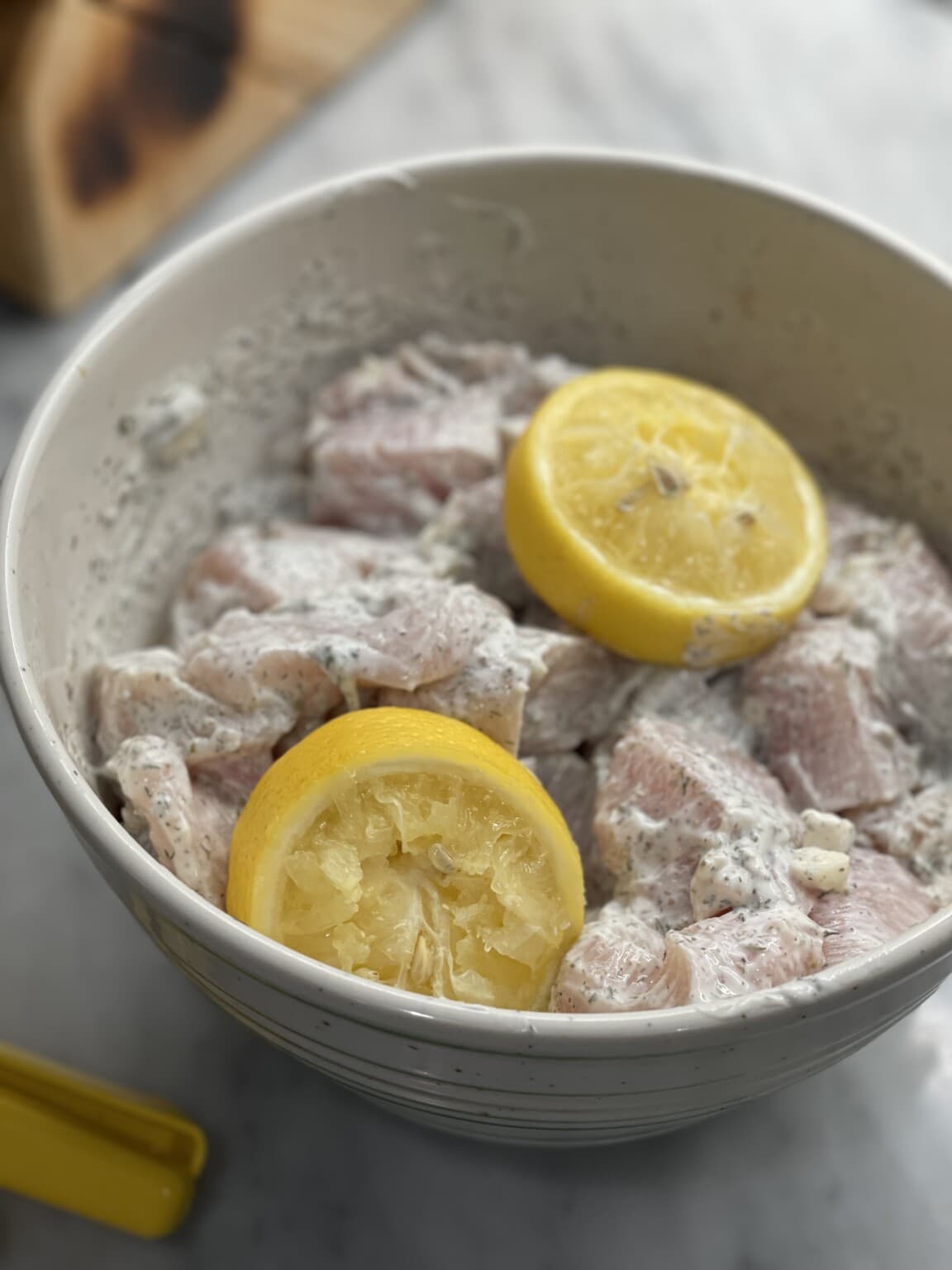 Healthy Yogurt Marinated Chicken Sweet Savory and Steph