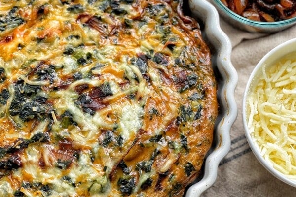 spinach frittata
