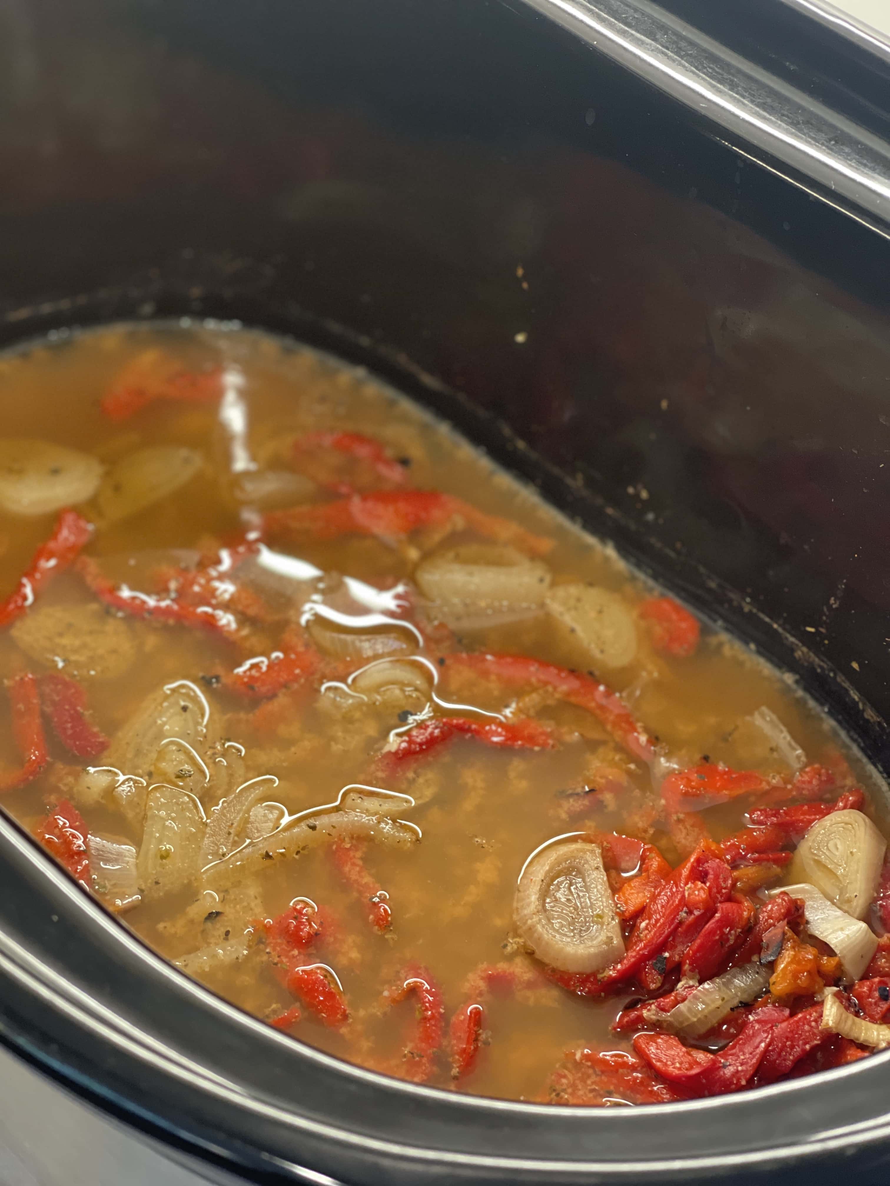 Light Slow Cooker Florentine Chicken Sweet Savory and Steph