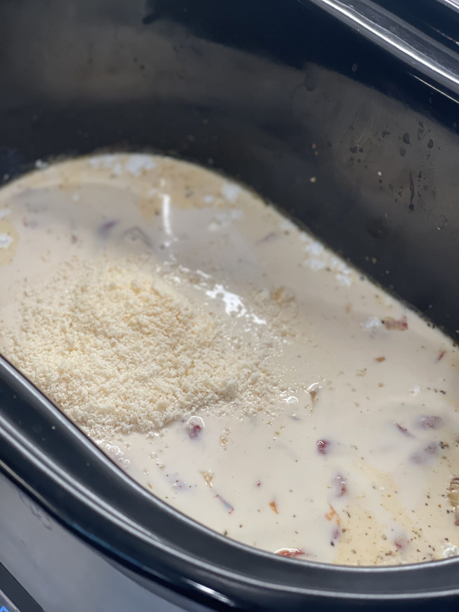 Light Slow Cooker Florentine Chicken Sweet Savory and Steph