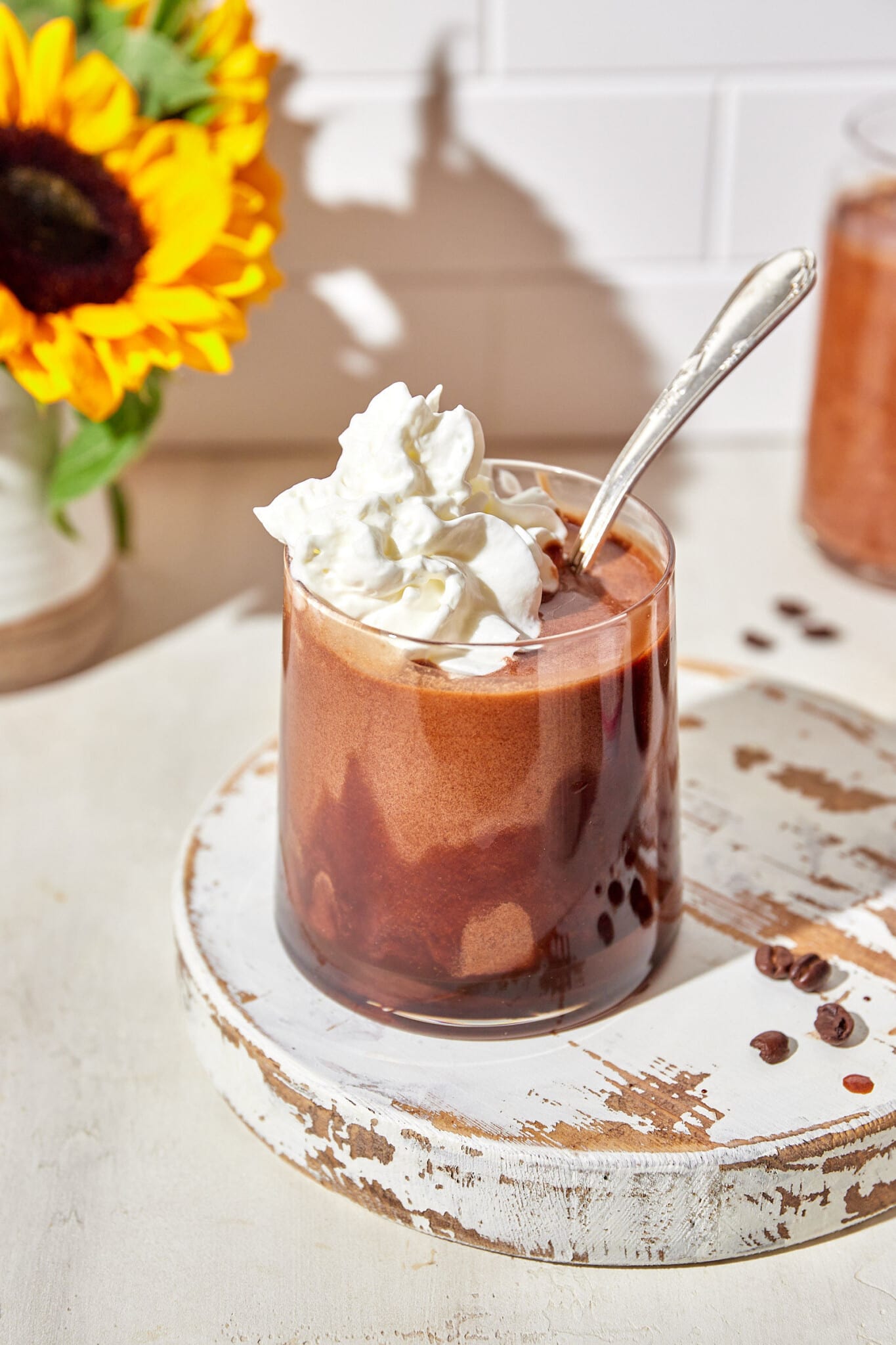 Healthy Mocha Coffee Protein Smoothie Sweet Savory and Steph