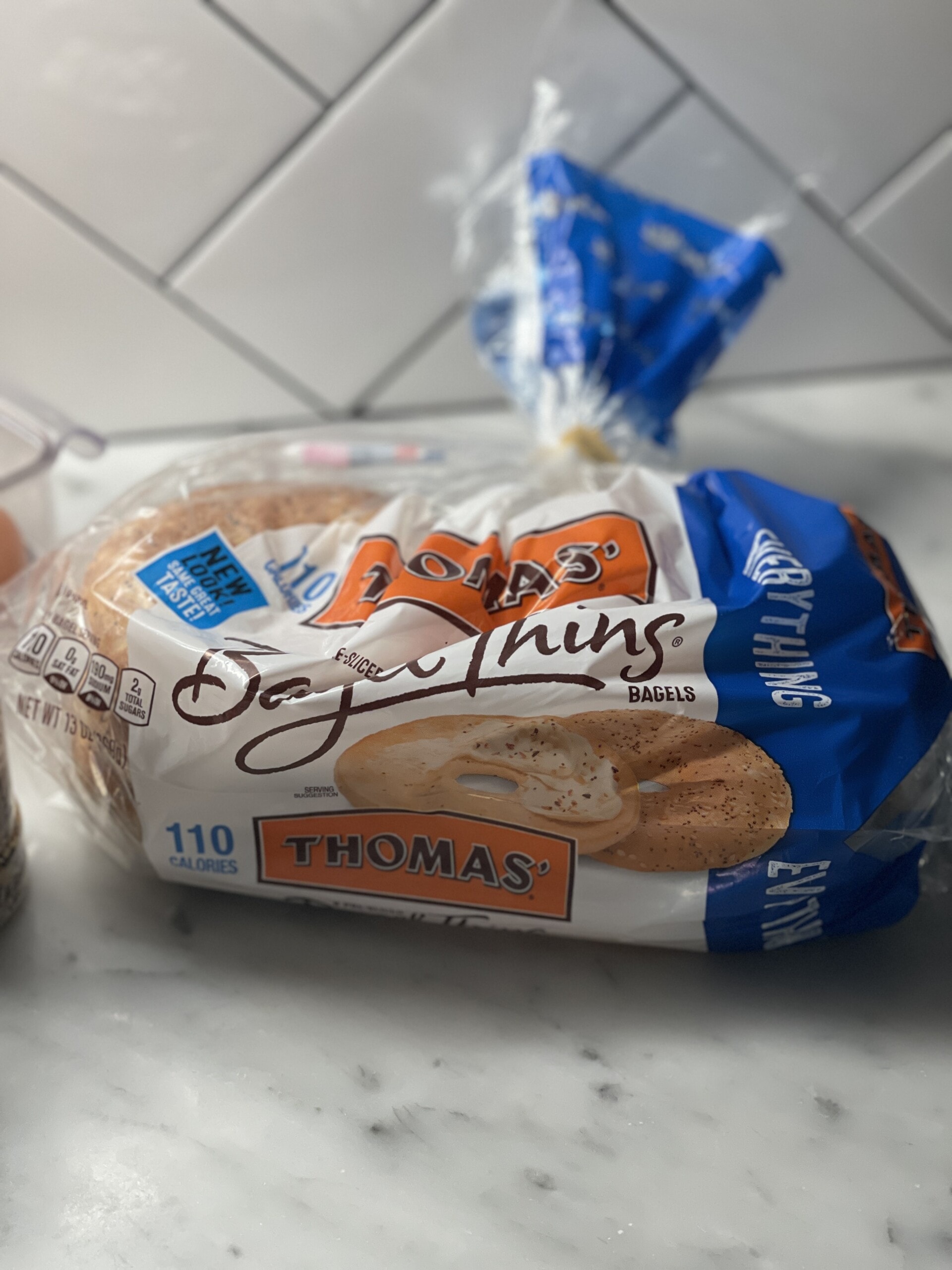 Low Calorie Bagel Thin Egg Sandwiches Sweet Savory and Steph