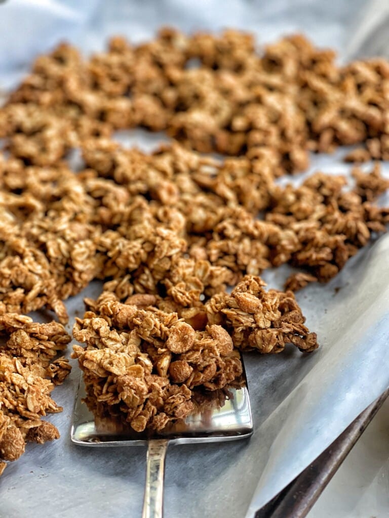 Homemade Peanut Butter Granola Sweet Savory and Steph