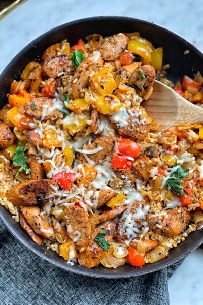 sausage and pepper skillet