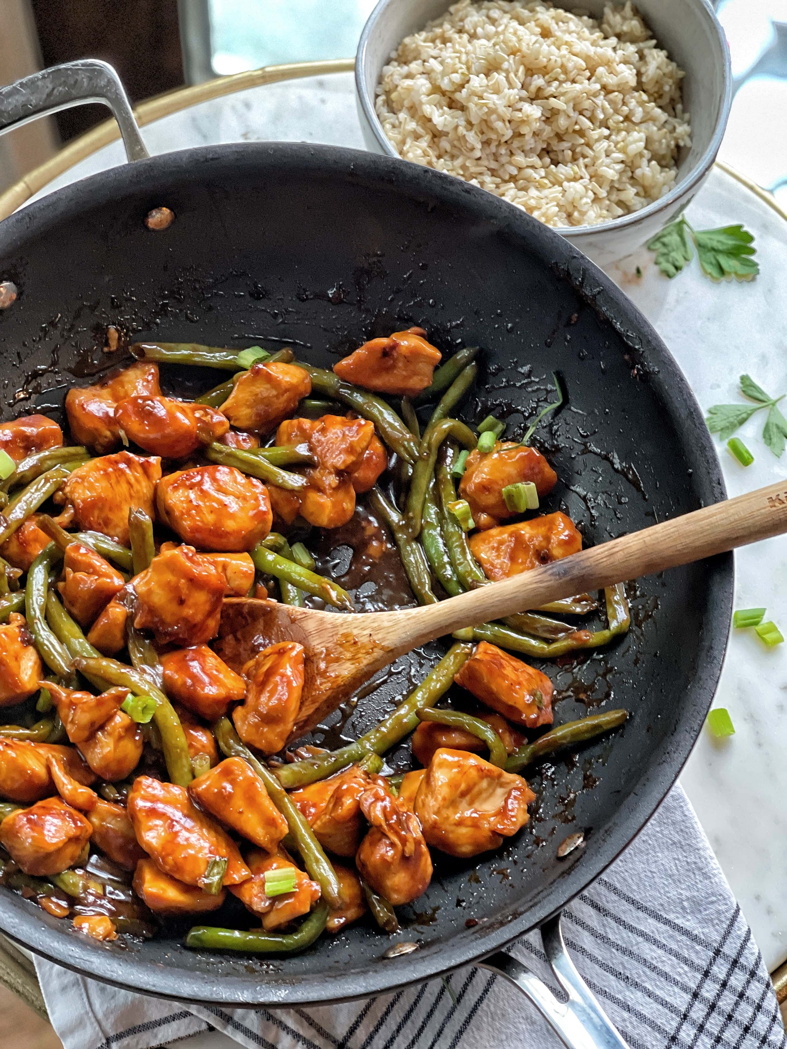 Healthy Chicken and String Bean Stir Fry