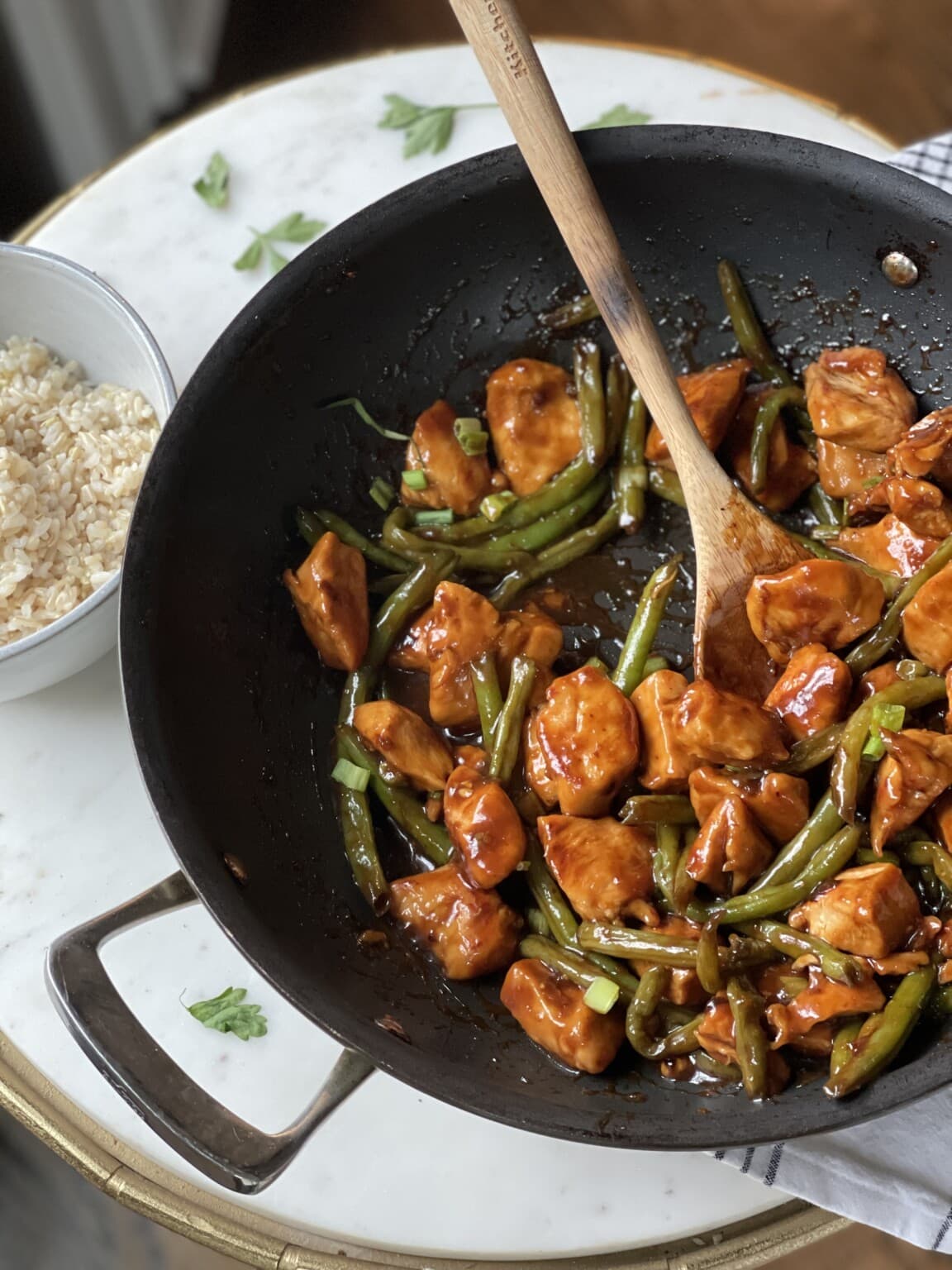 Healthy Chicken and String Bean Stir Fry
