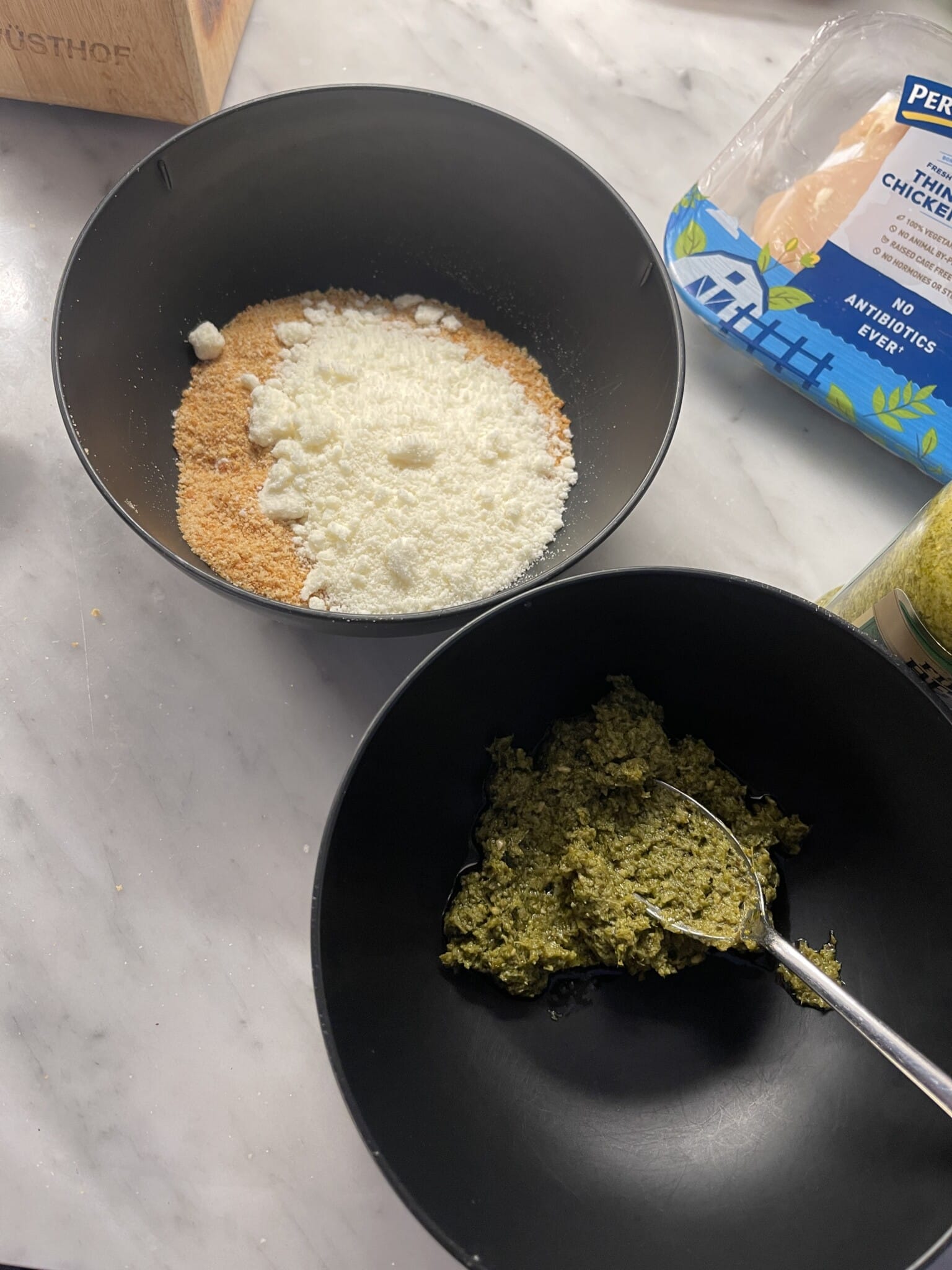 Healthy Baked Pesto Chicken Cutlets Sweet Savory and Steph