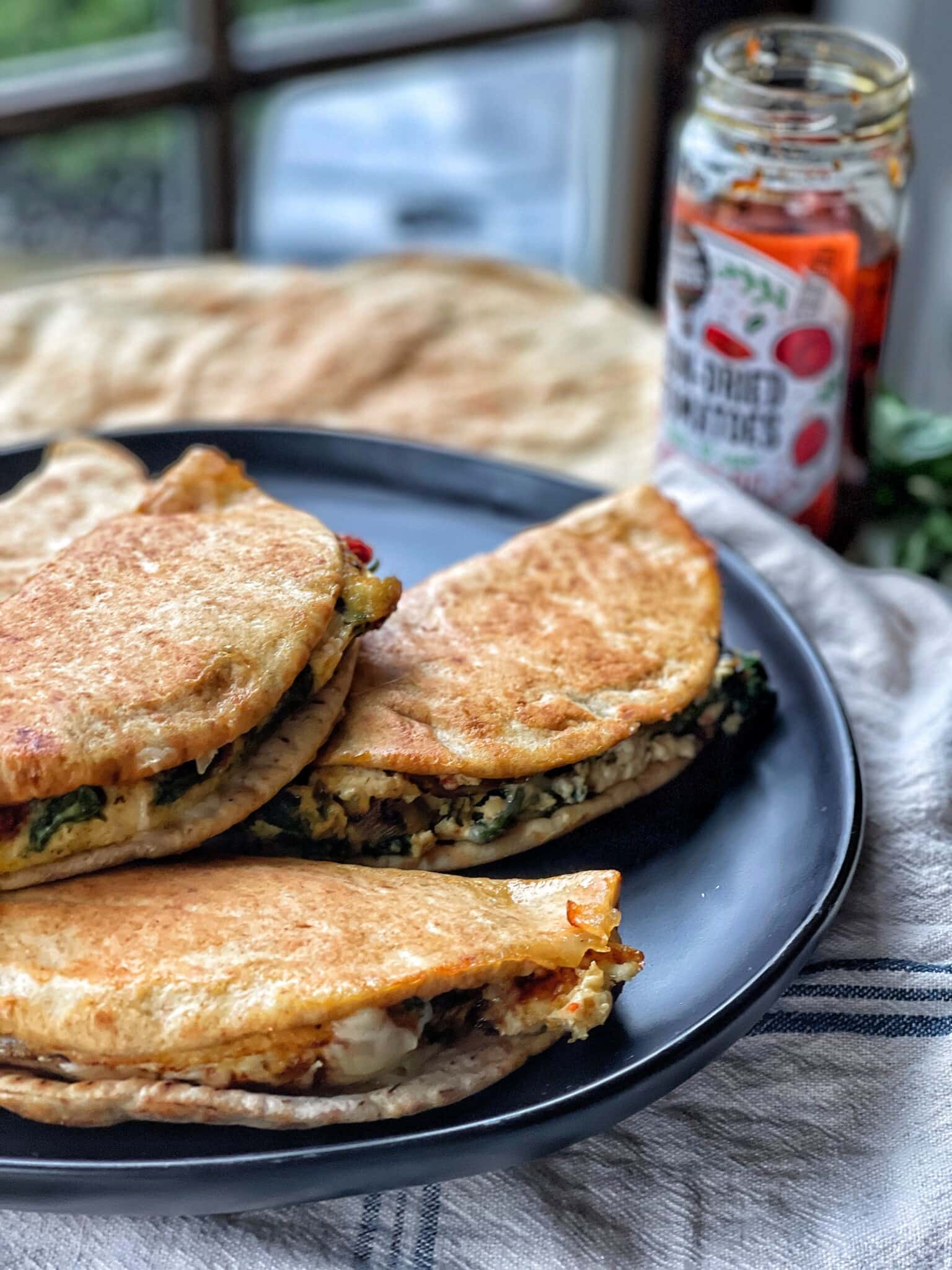 LightenedUp Copycat Spinach, Feta and Egg White Wraps Sweet Savory