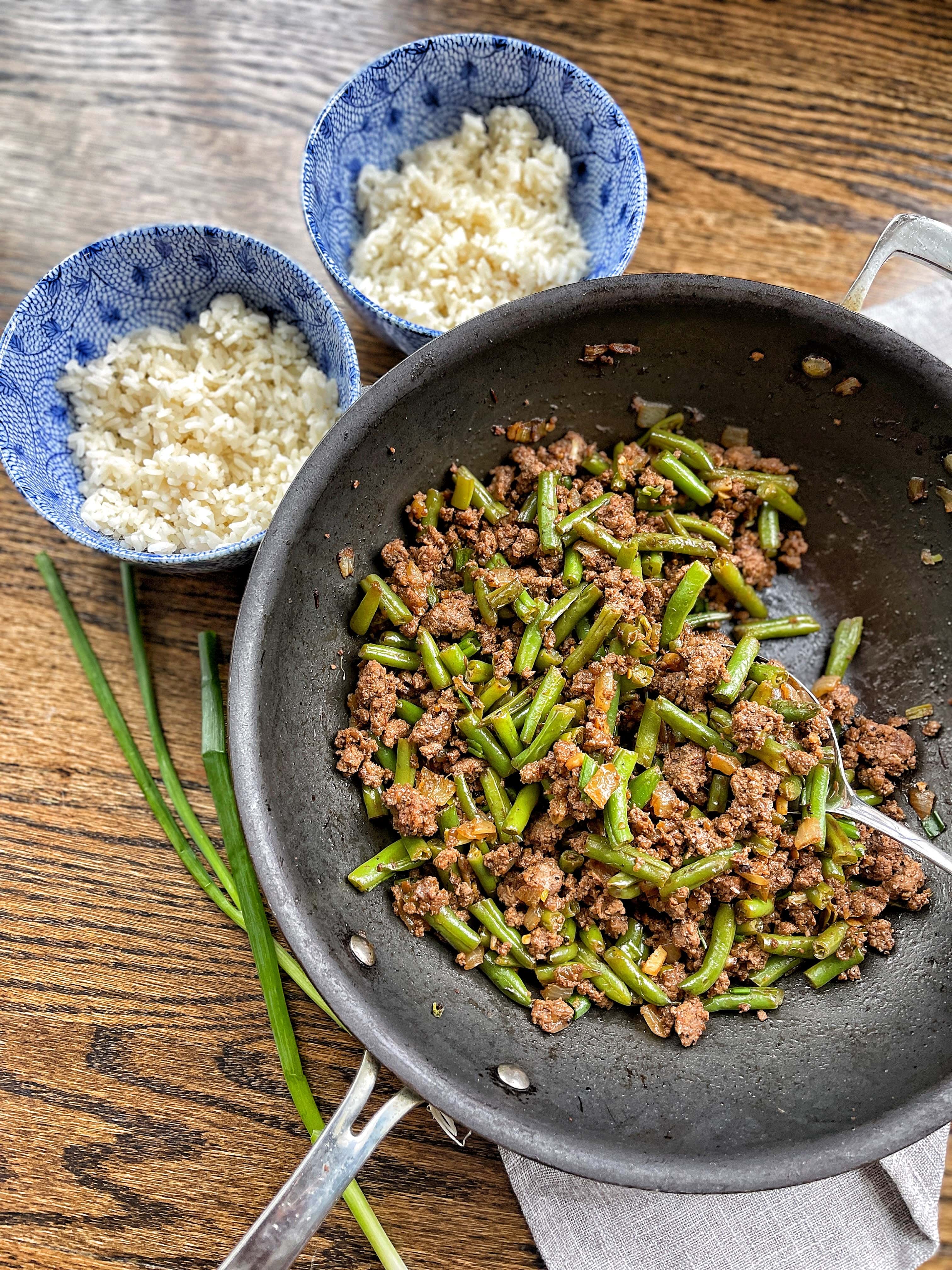 Easy Healthy Beef and String Bean Stir Fry - Sweet Savory and Steph